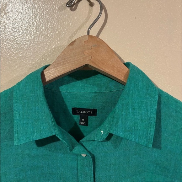 Talbot irish Green Sleeveless Top medium - Picture 4 of 5